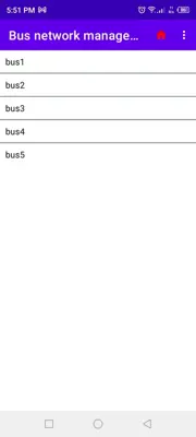 Bus net work management android App screenshot 3